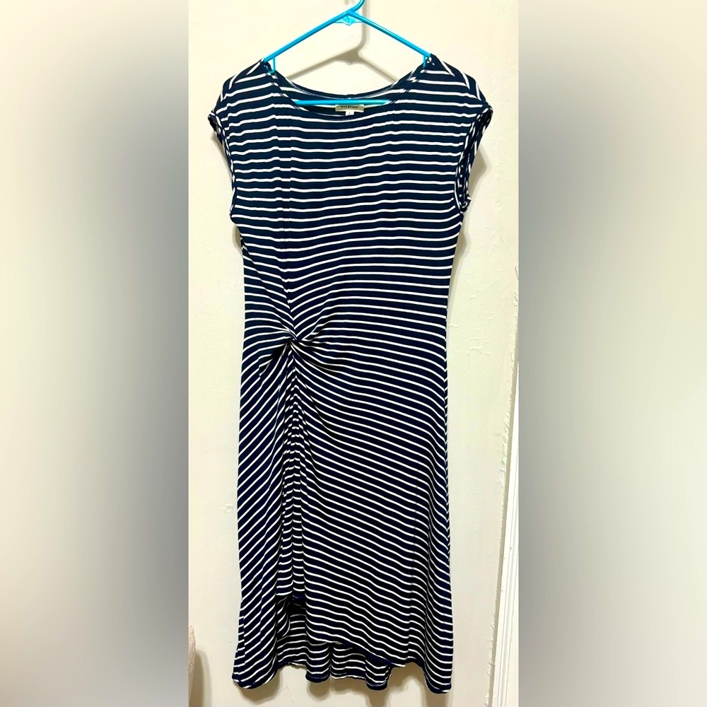 Max studio striped sleeveless dress